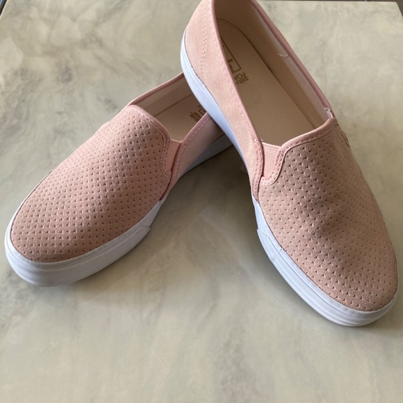 Keds Women’s Double Decker Slip-on Suede Leather Sneaker - Picture 9 of 11
